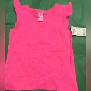 Oshkosh Girls Bright Pink 4T Top NWT